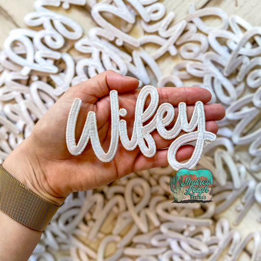 ALD EXCLUSIVE- White Embroidered Patch