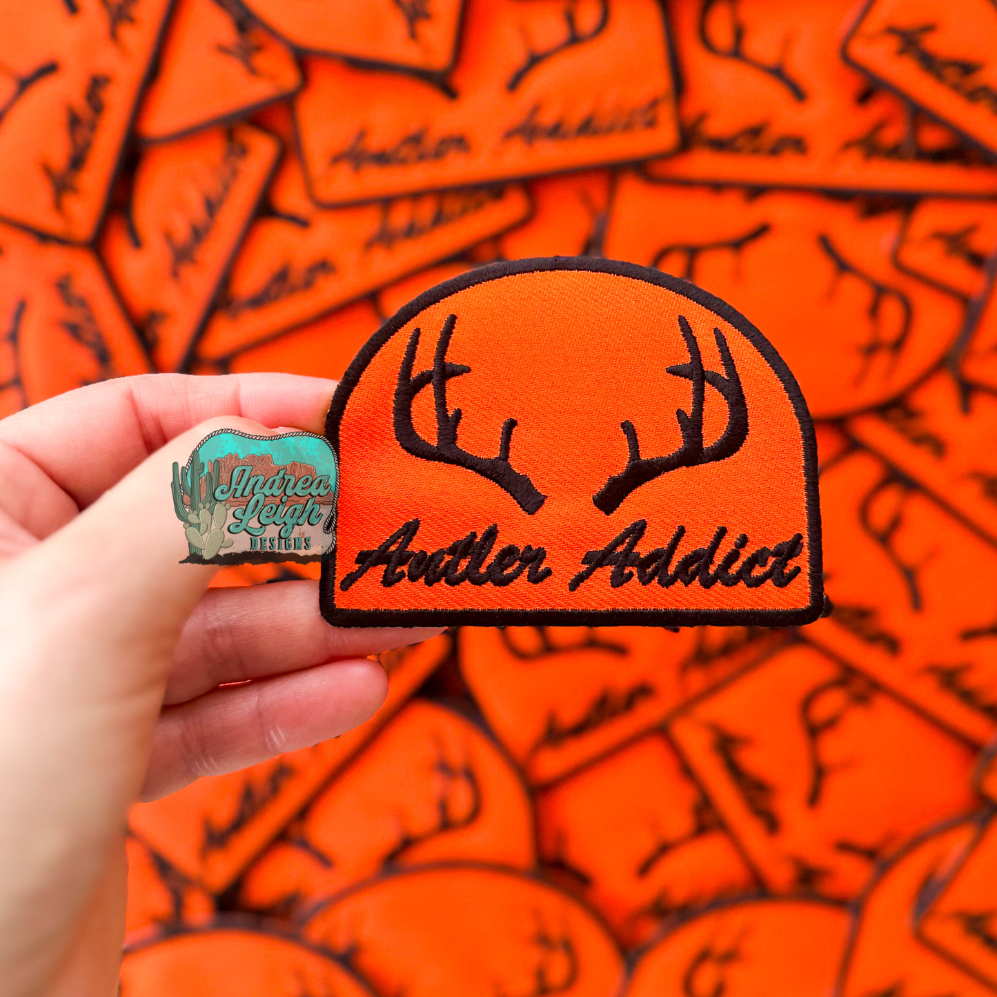 ALD EXCLUSIVE-Antler Addict Embroidered Patch