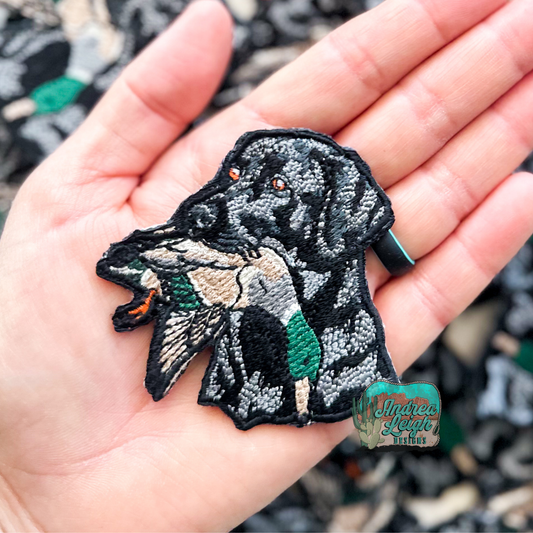 ALD EXCLUSIVE-Hunting Dog with Duck Embroidered Patch