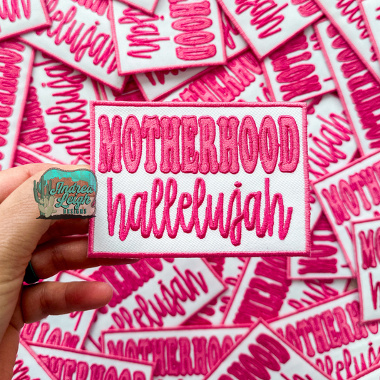 ALD EXCLUSIVE- Motherhood Hallelujah Embroidered Patch