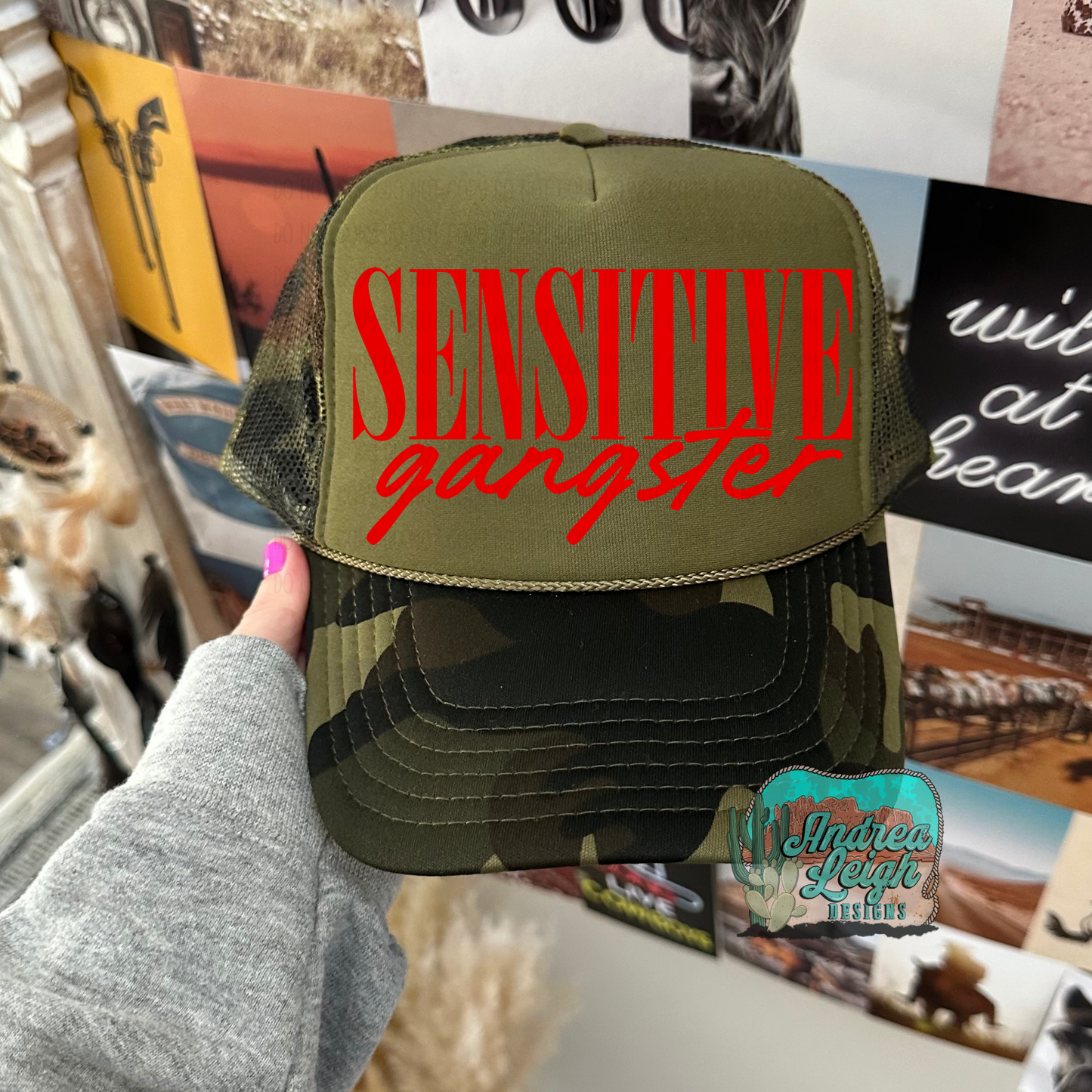 DTF Transfers Sensitive Gangster