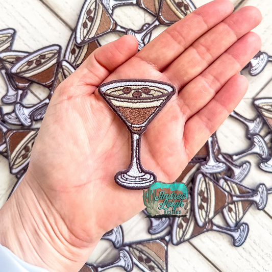 ALD EXCLUSIVE- Espresso Martini Embroidered Patch