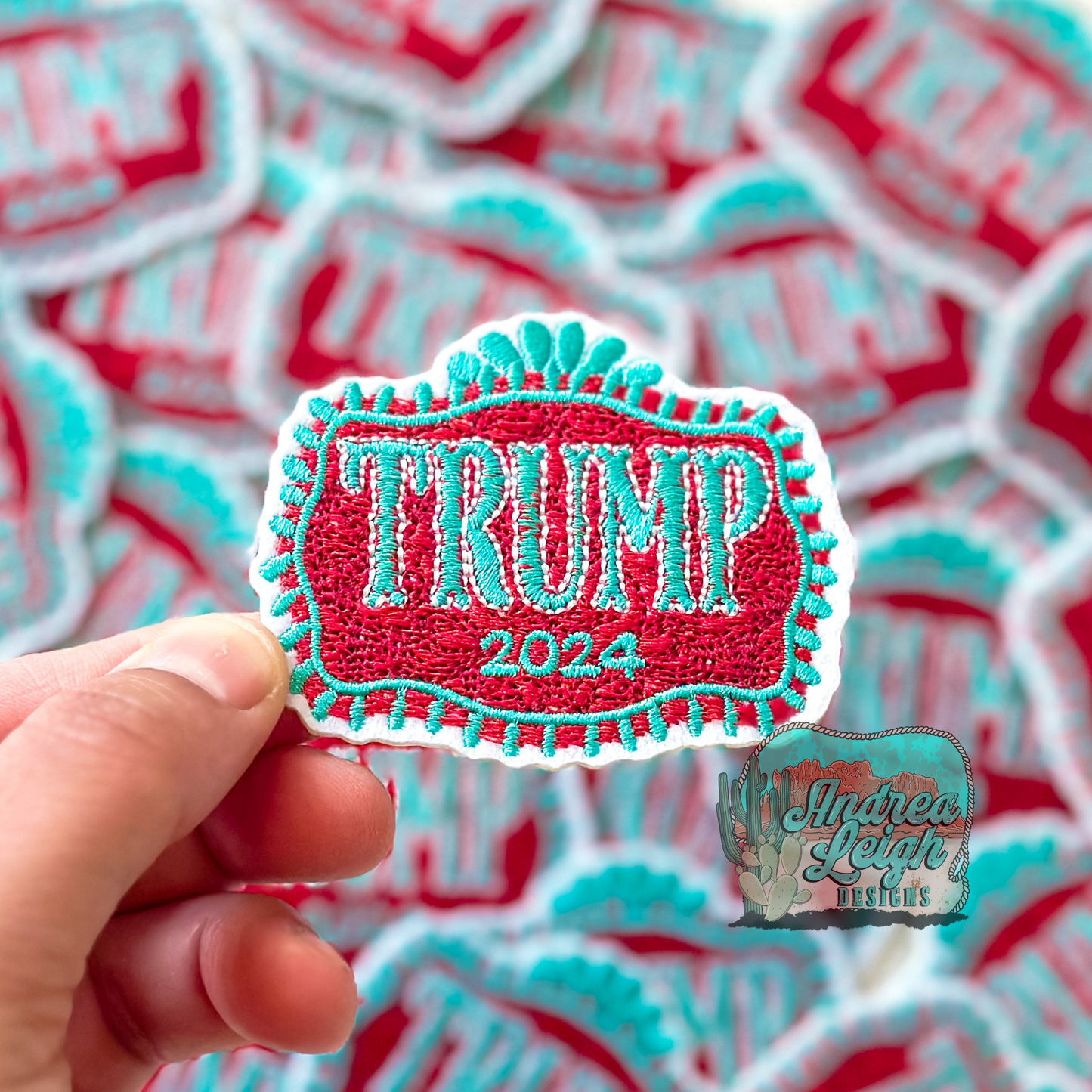 Mini Trump 2024 Embroidered Patch