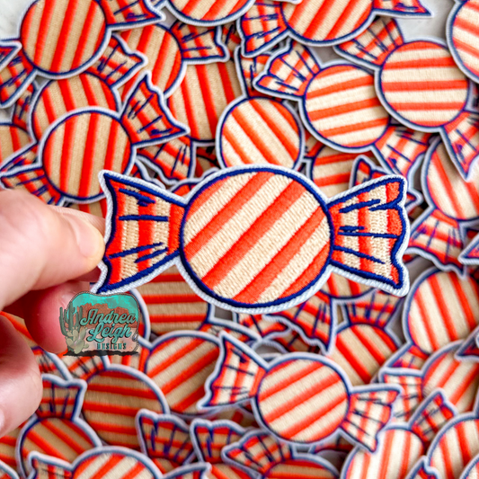 Halloween Candy Embroidered Patch
