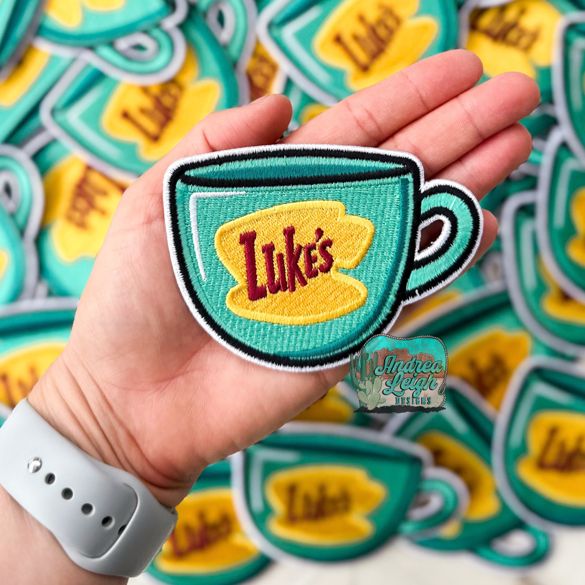 ALD EXCLUSIVE-Luke Coffee Cup Embroidered Patch