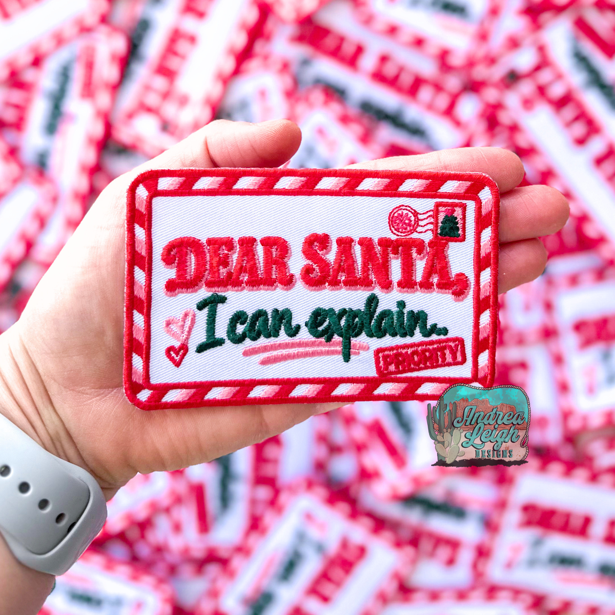 ALD EXCLUSIVE-Dear Santa, I can Explain Embroidered Patch