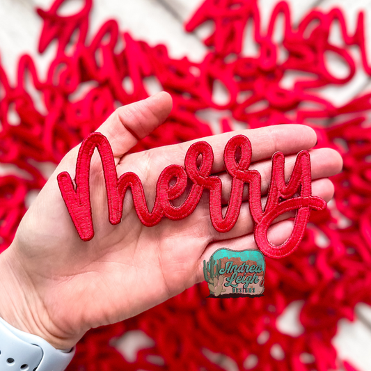ALD EXCLUSIVE-Merry Embroidered Patch