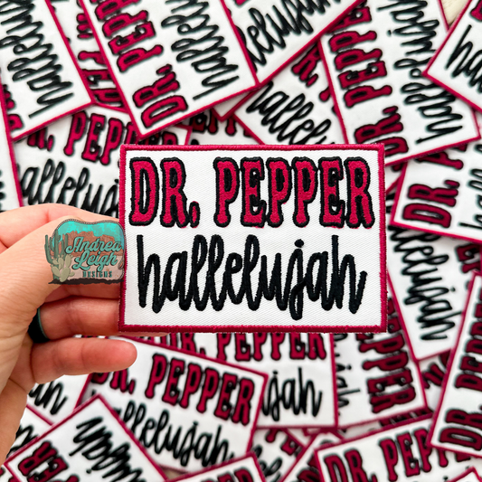 ALD EXCLUSIVE- Dr.Pepper Hallelujah Embroidered Patch