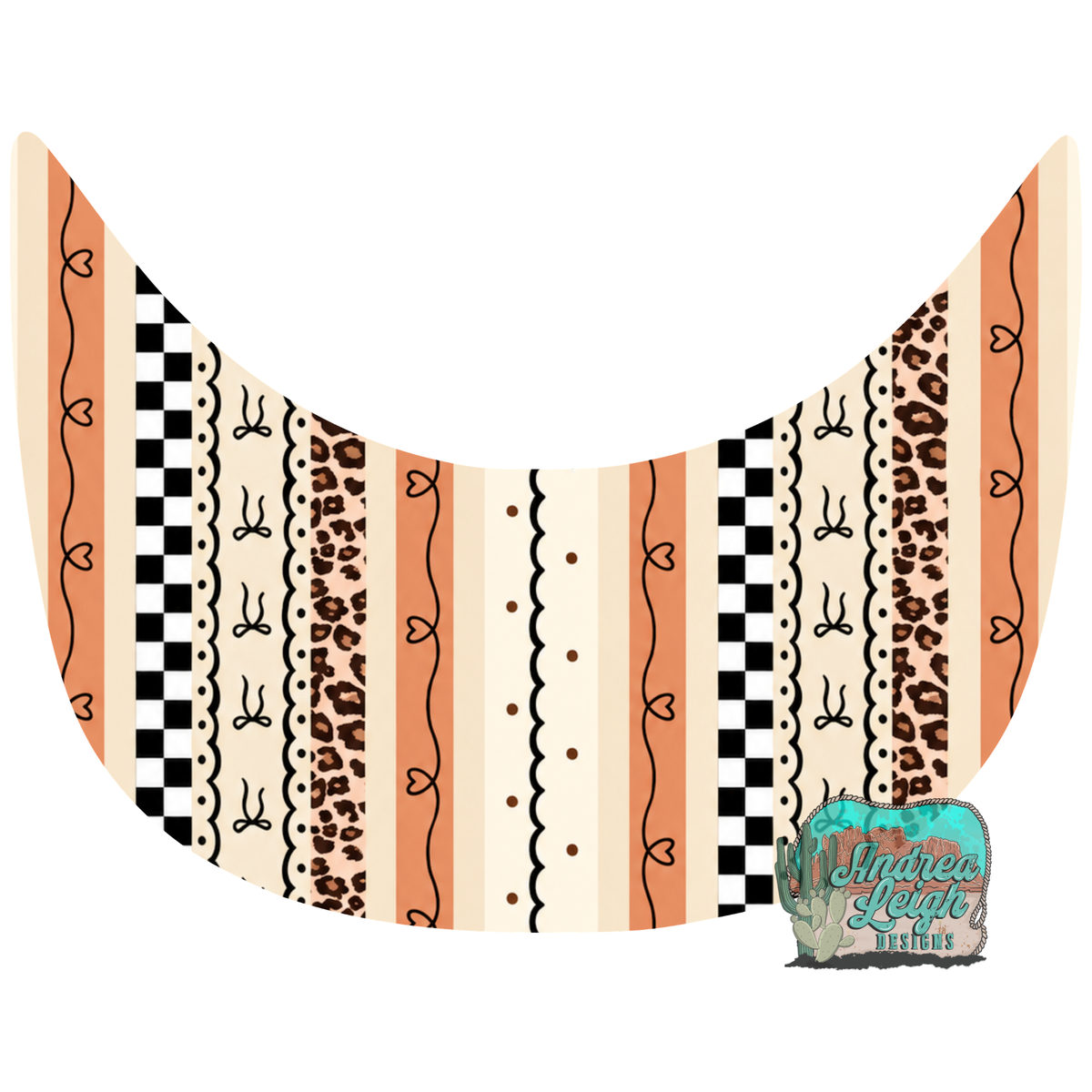 Coquette Fall Lines Brim DTF Transfer