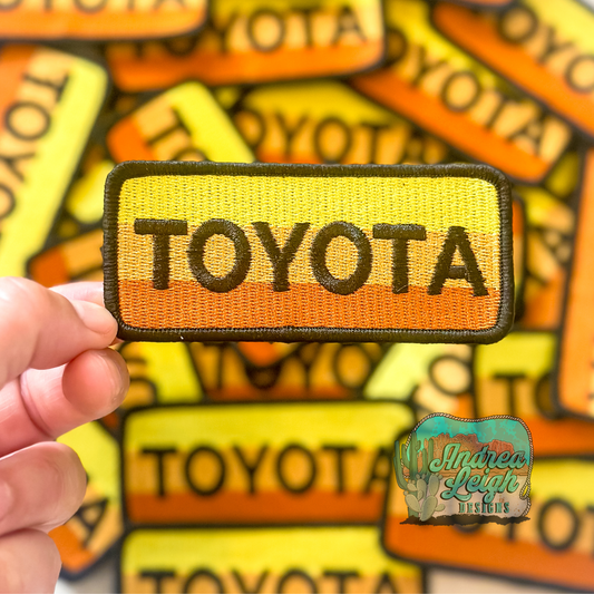 Toyota Embroidered Patch