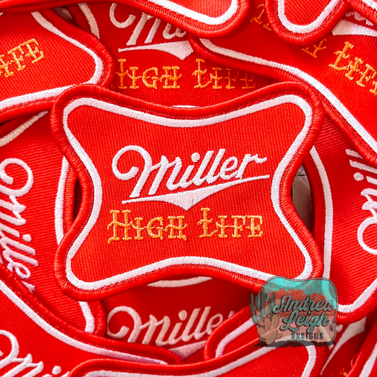 Miller High Life Embroidered Patch