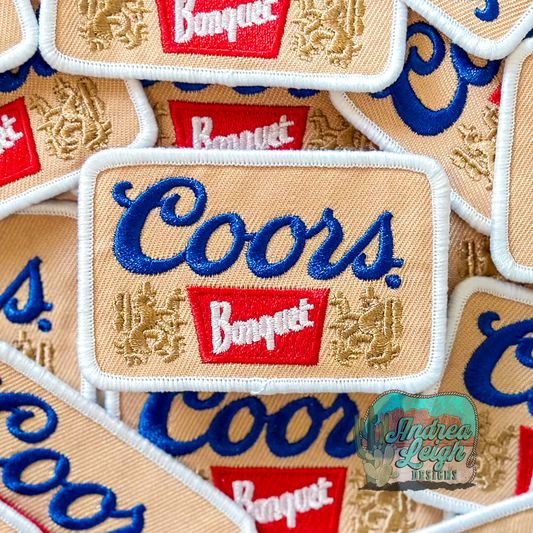 Coors Banquet Embroidered Patch