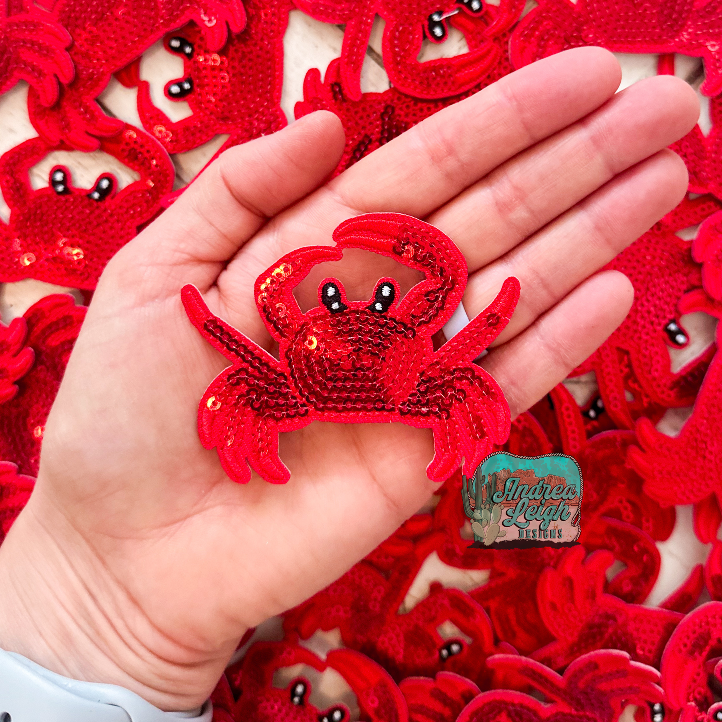 Crab Embroidered Patch