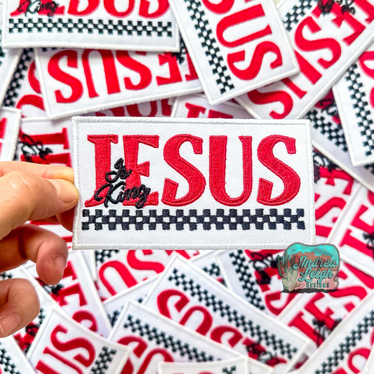 ALD EXCLUSIVE-Jesus is King Embroidered Patch