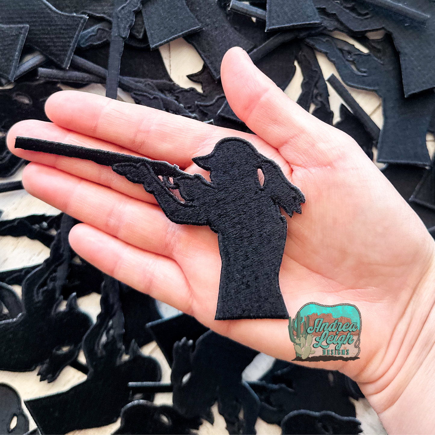 ALD EXCLUSIVE-Huntress Silhouette Women Embroidered Patch