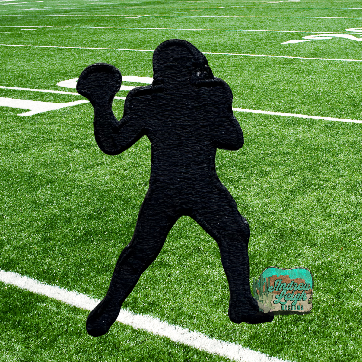 ALD EXCLUSIVE-QB Silhouette Embroidered Patch
