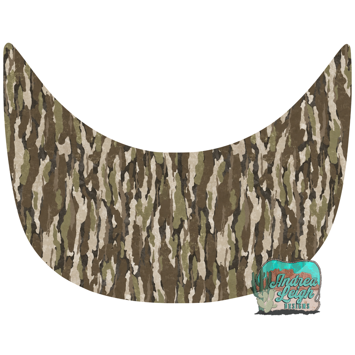 Camo Hat Brim DTF Transfer