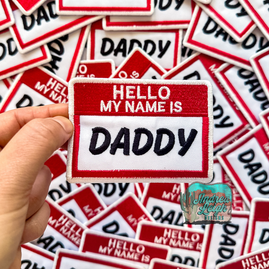 ALD EXCLUSIVE- Daddy Embroidered Patch