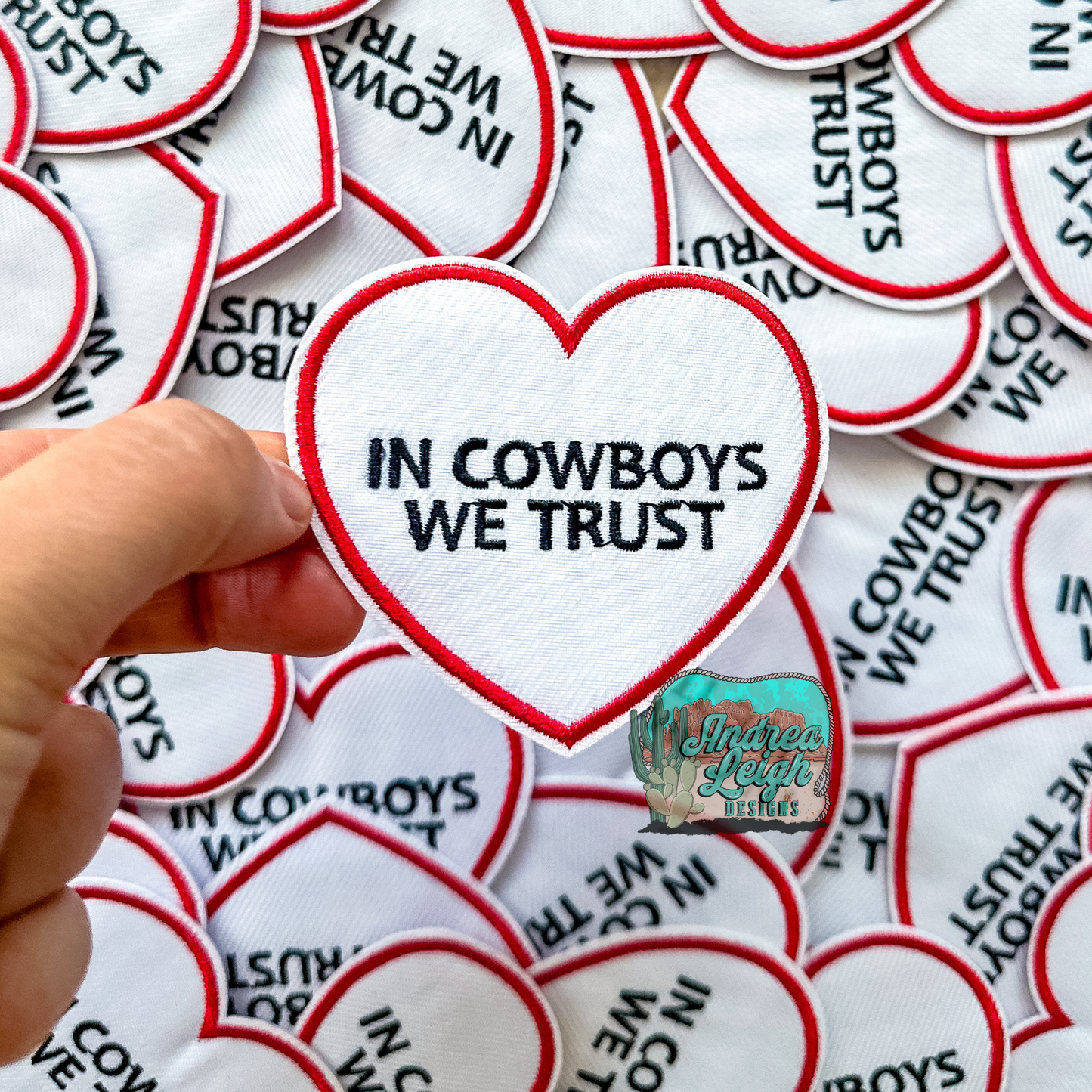 In Cowboys We Trust Embroidered Patch