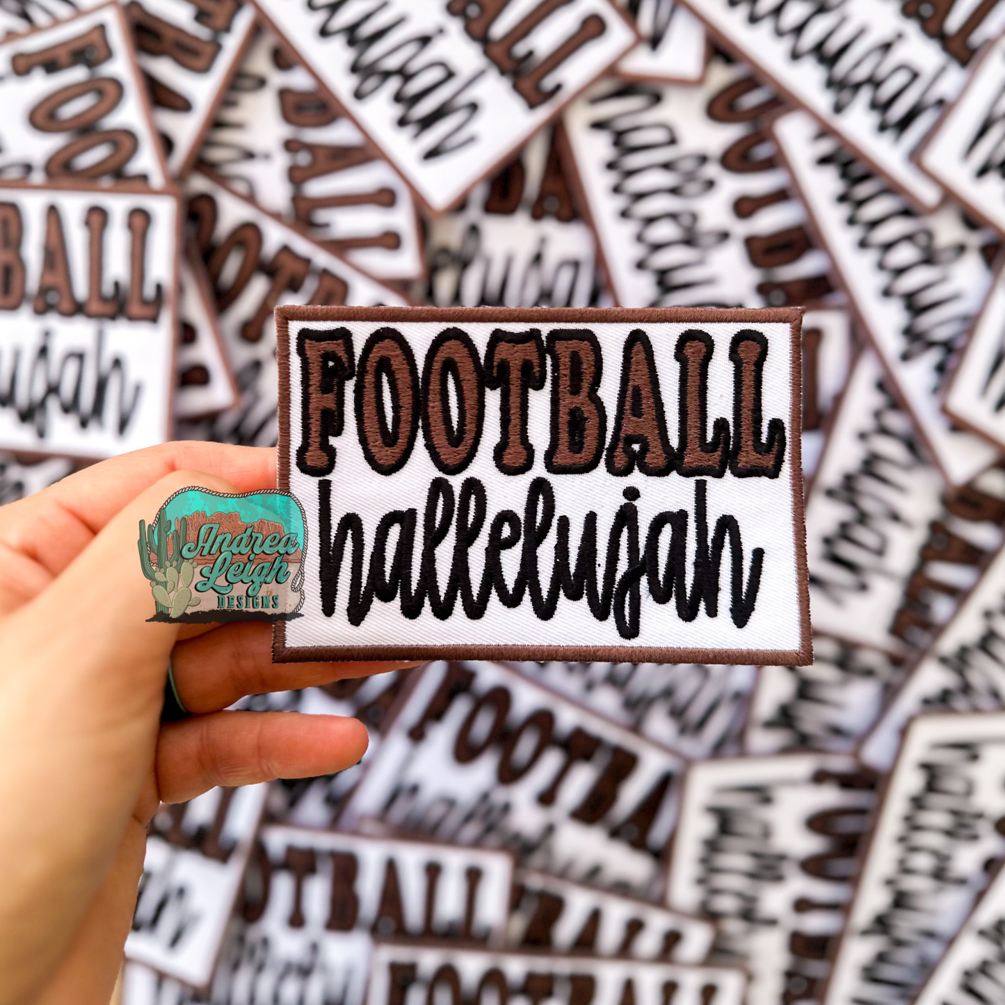 ALD EXCLUSIVE-Football Hallelujah Embroidered Patch