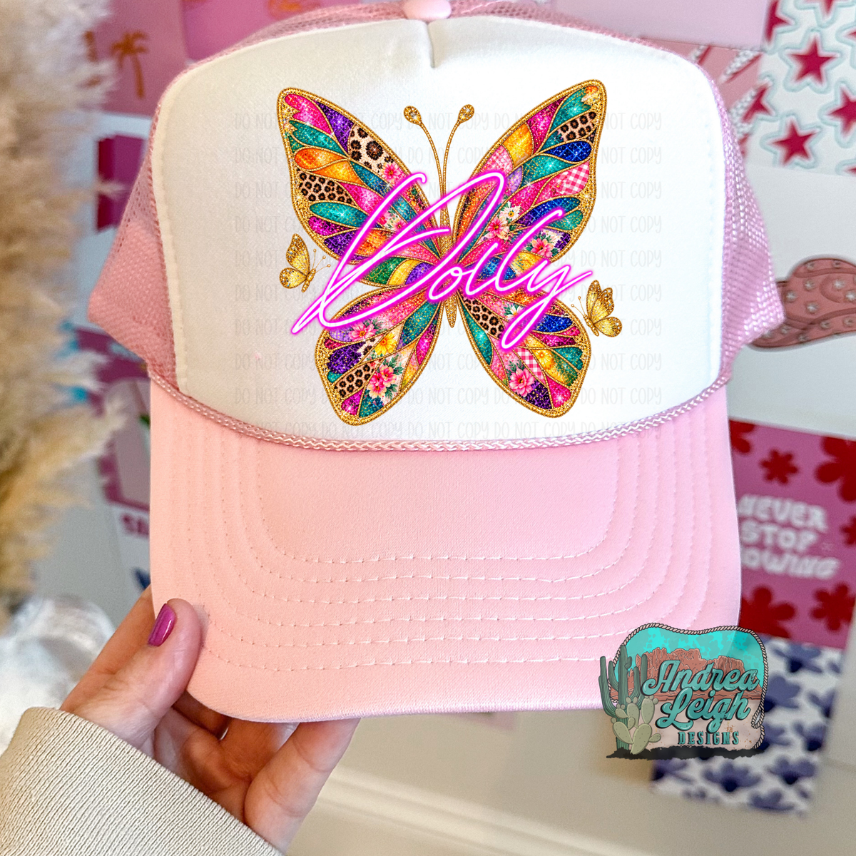 DTF Transfers Dolly Butterfly