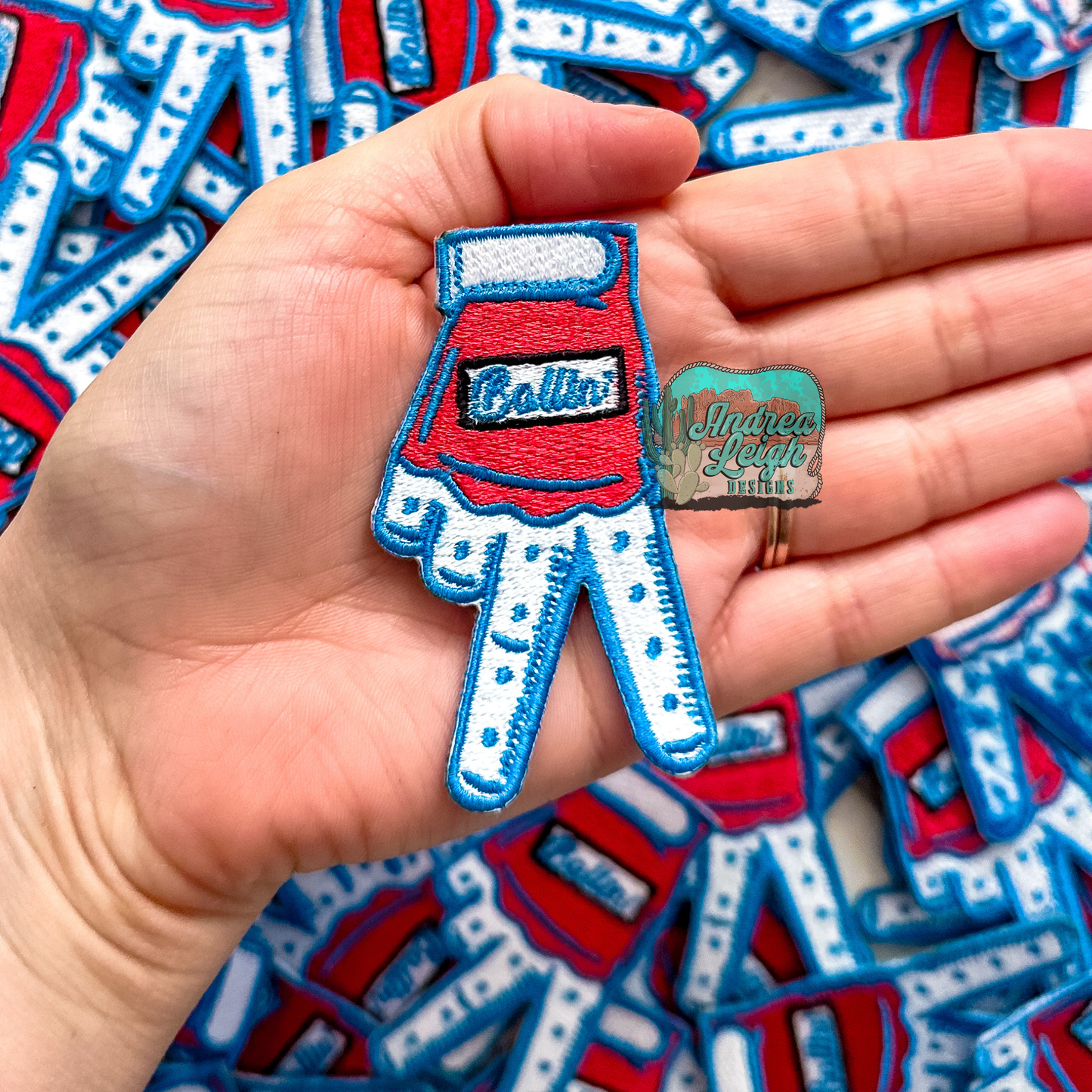 ALD EXCLUSIVE-Ballin Baseball Glove Embroidered Patch