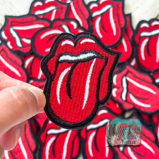 Stones Tounge  Embroidered Patch