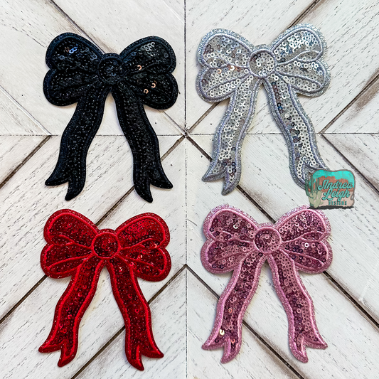 Side Bows Embroidered Patch