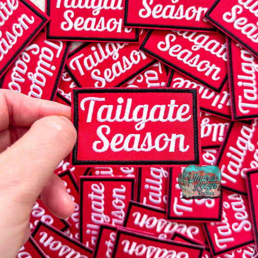 Tailgate Season Embroidered Patch