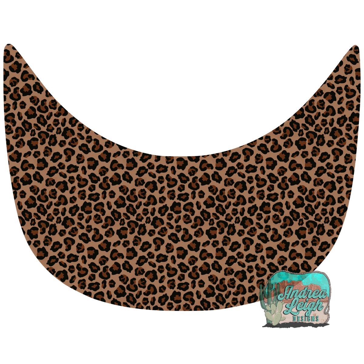 Leopard Print Hat Brim DTF Transfer