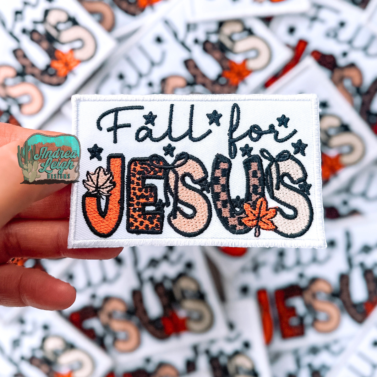 ALD EXCLUSIVE-Fall for Jesus Embroidered Patch