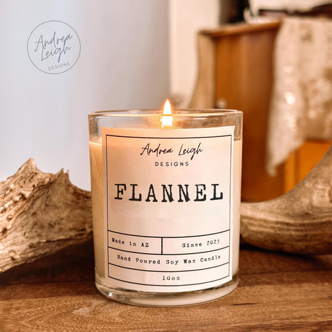 PRE-ORDER- Flannel Candle