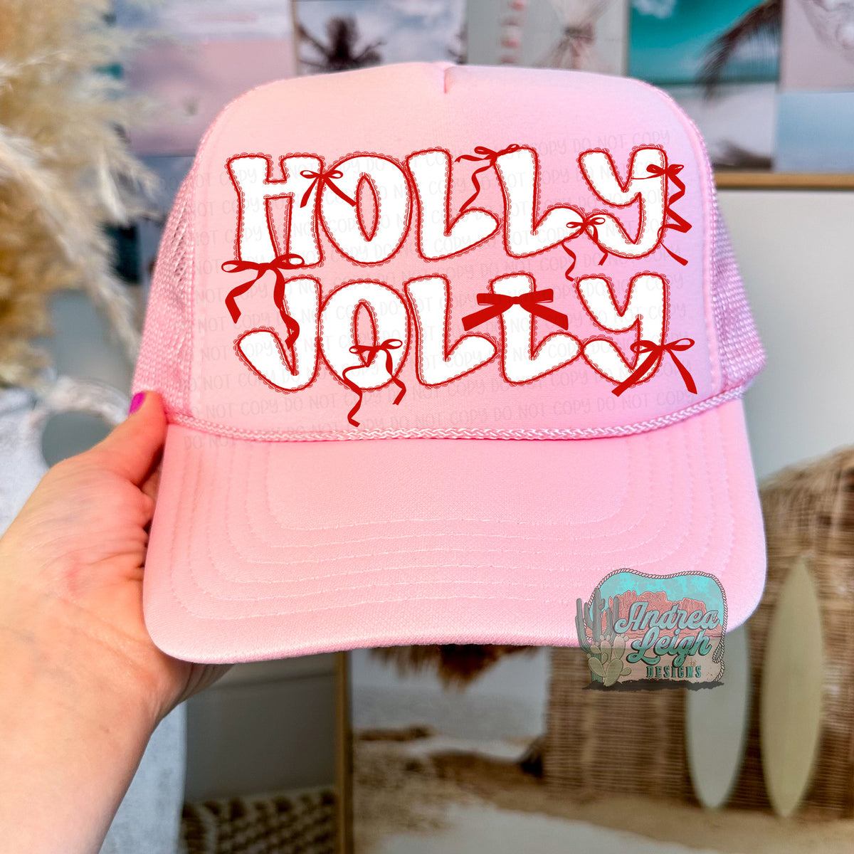 DTF Transfers Holly Jolly