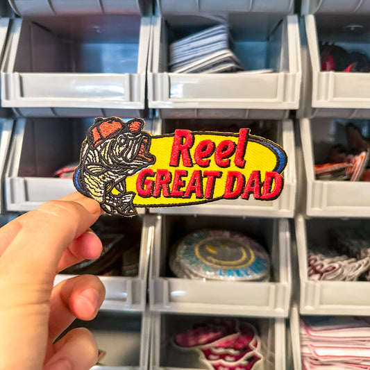 ALD EXCLUSIVE-Reel Great Dad Embroidered Patch