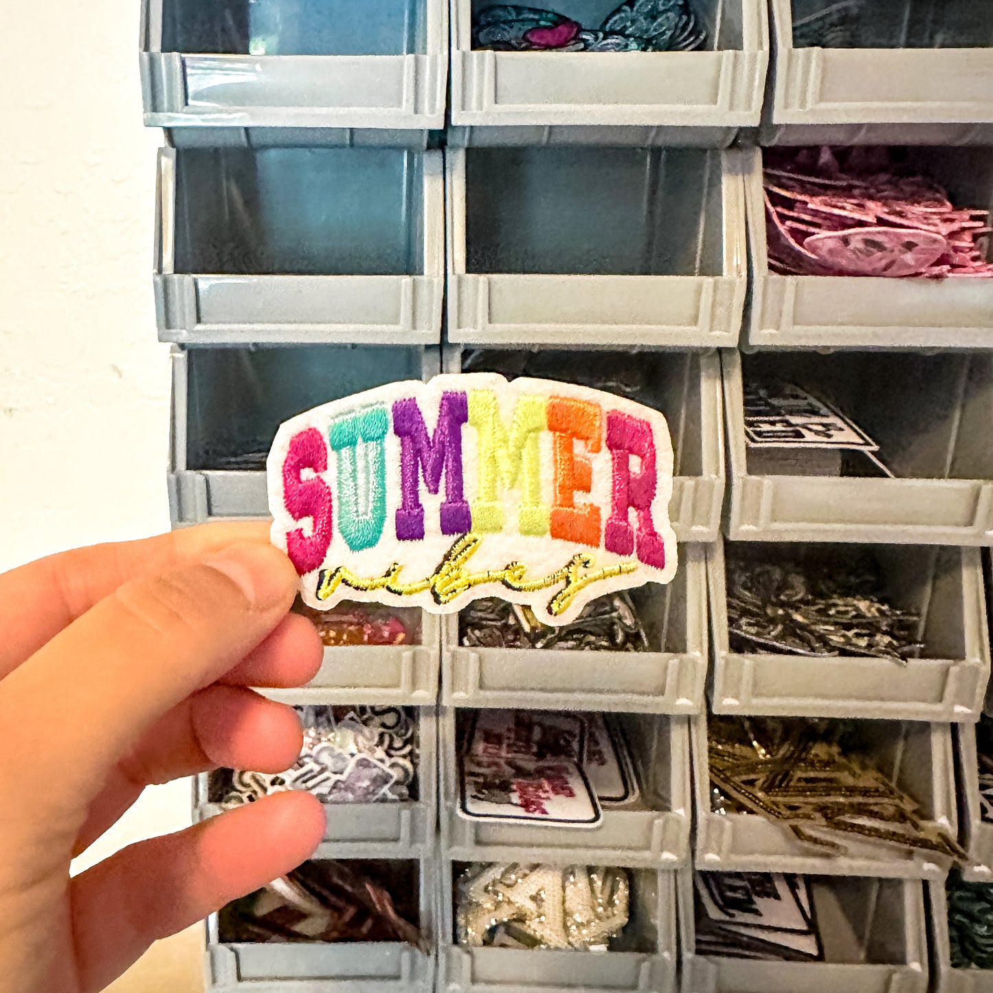 Summer Vibes Embroidered Patch