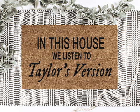 Taylor's Version Doormat