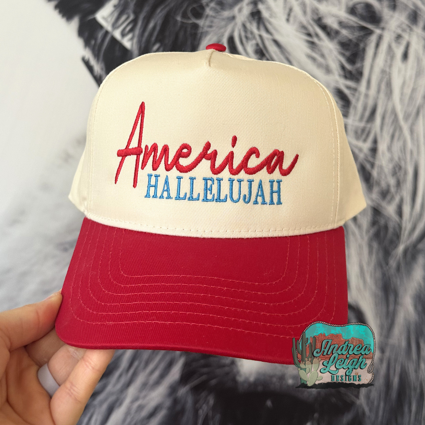 America Hallelujah Embroidered Hat
