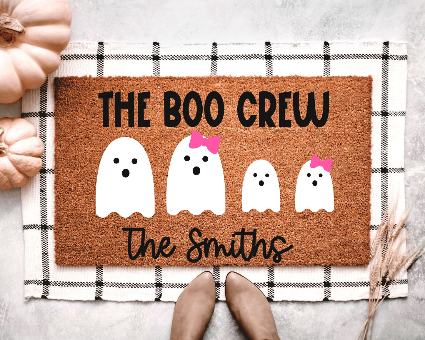 Boo Crew Custom Doormat