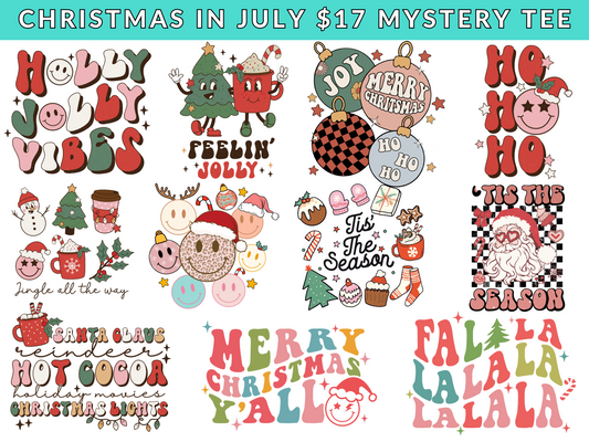 Christmas in July $17 Mystery Tee