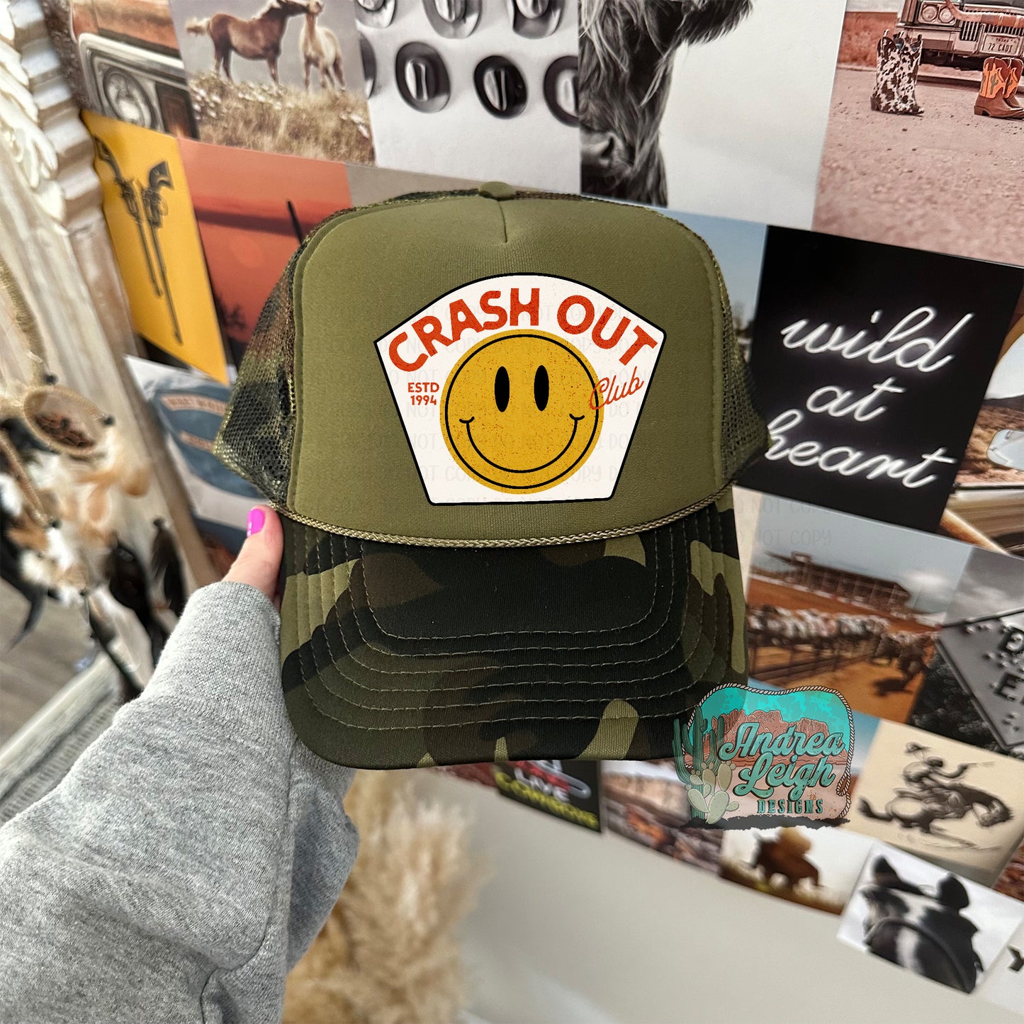 DTF Transfers Crash Out Club