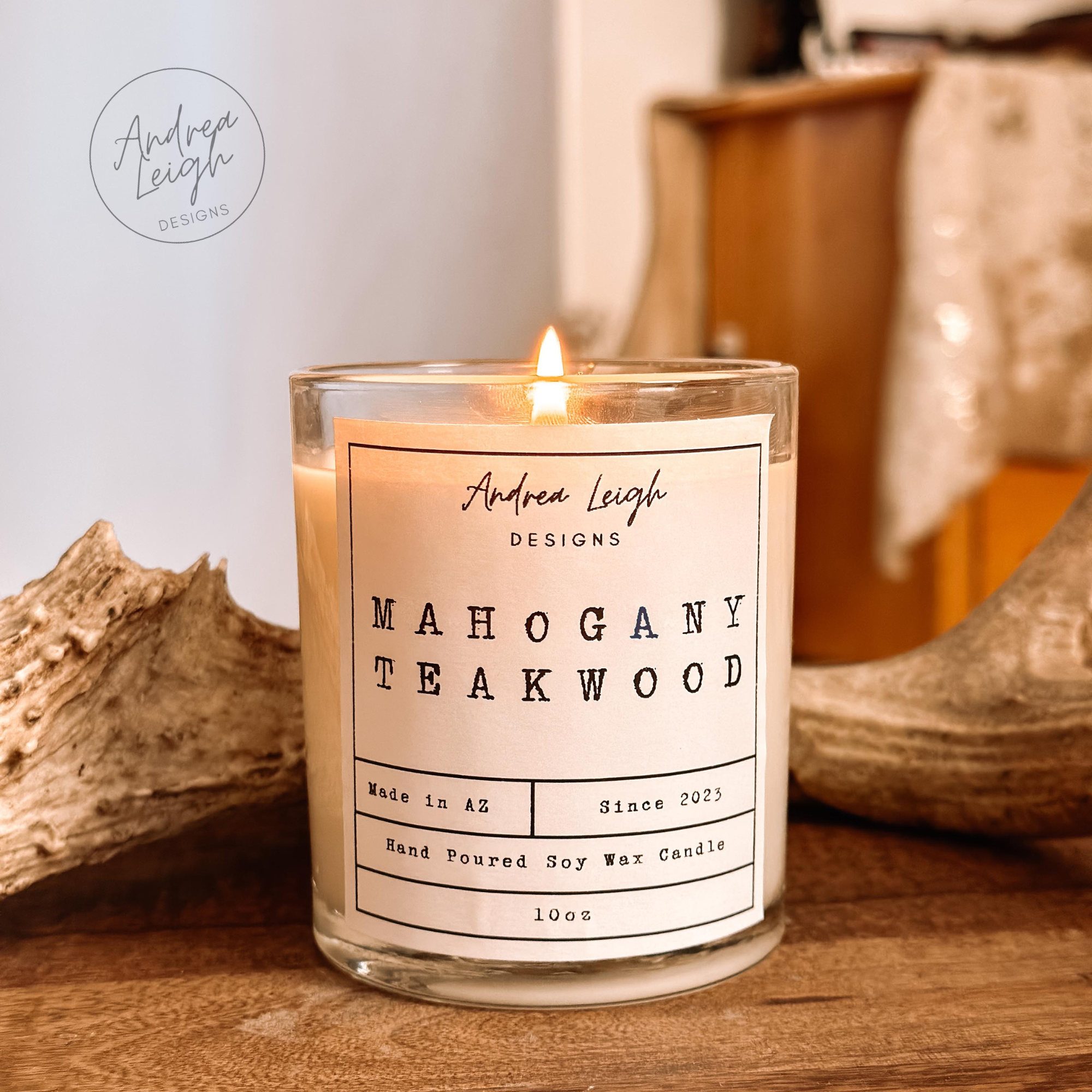 PRE-ORDER-Mahogany Teakwood Candle