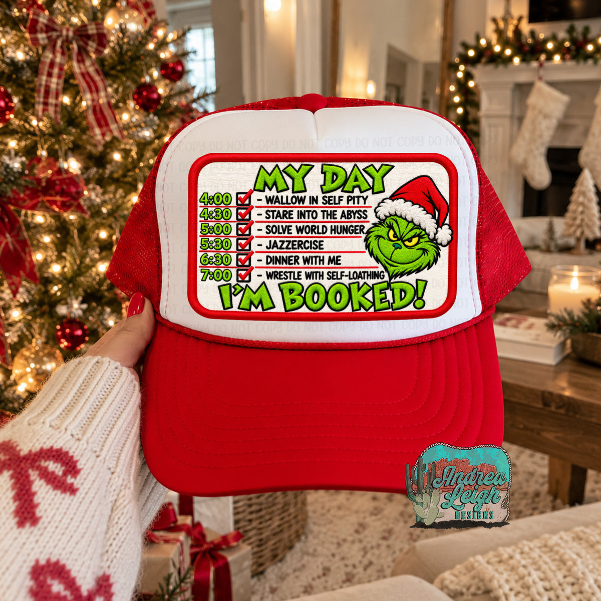DTF Transfers Faux Embroidery Patch I'm Booked