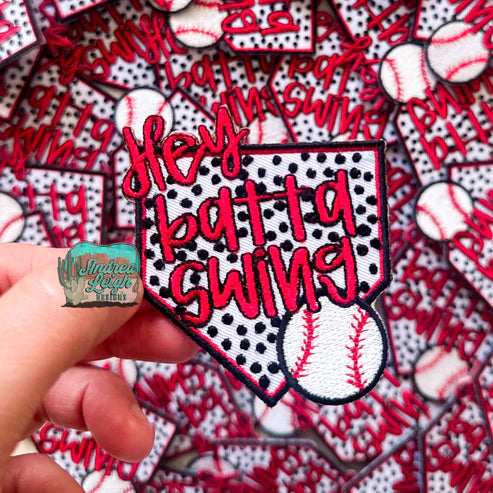 ALD EXCLUSIVE- Hey Batta Swing Embroidered Patch **DISCOUNTED**