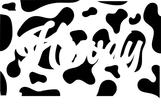 Howdy Cow Print Doormat Digital Download