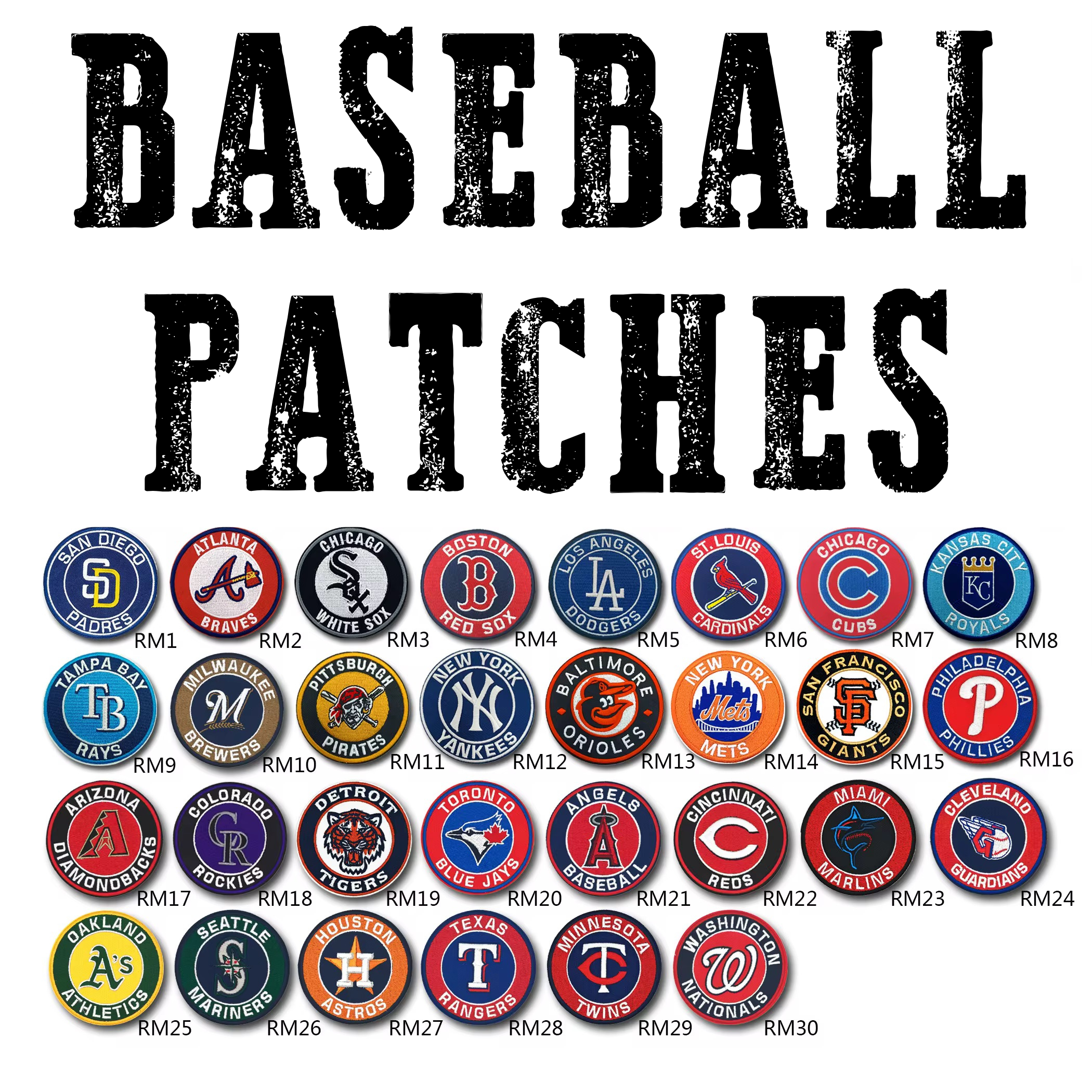 Baseball Lettering Patch Baseball 2 Embroidered Patch – Andrea Leigh Designs