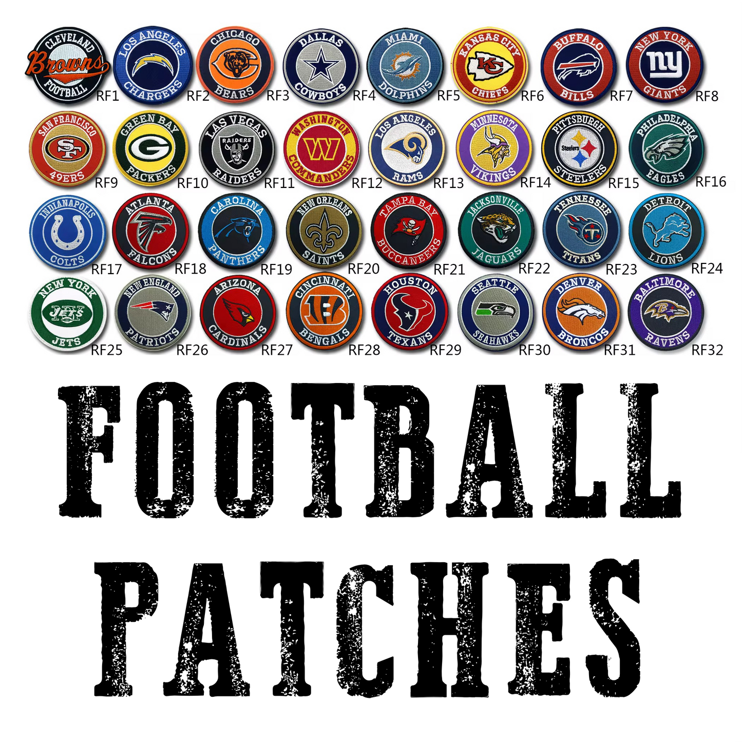 Football 3 Embroidered Patch