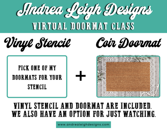 Virtual Doormat Class (Previously Recorded Class)
