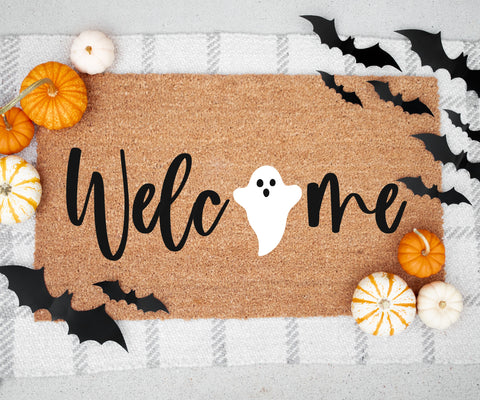 Welcome Ghost Doormat