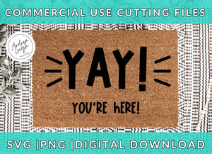 YAY! Doormat Digital Download