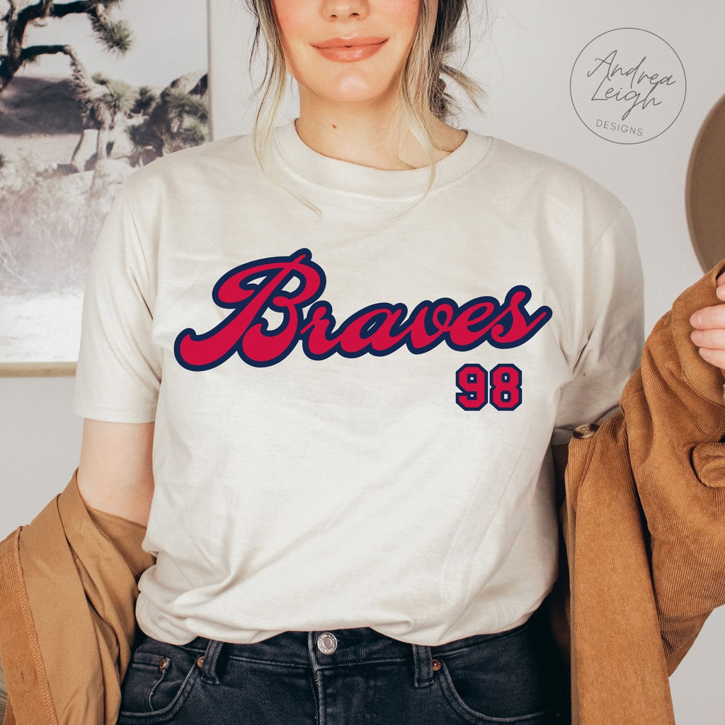 98 Braves Song Shirt, 98 Braves Shirt, Vintage Braves Tee, W